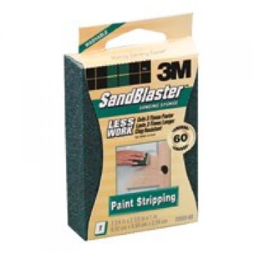 Image of 3M 20909-60 60 Grit Sandblaster Paint Stripping Sanding Sponge Block