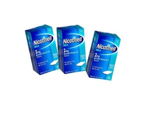 Image of NICOTINELL MINT GUM 2MG 96S - Pack of 3