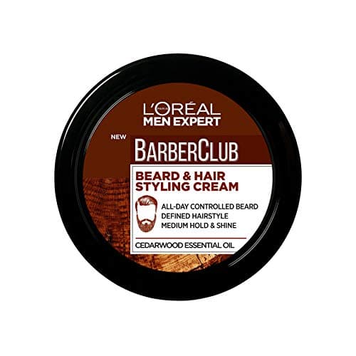 Image of L'Oreal Men Expert Barber Club Beard & Hair Styling Cream, 75ml, Packaging May Vary