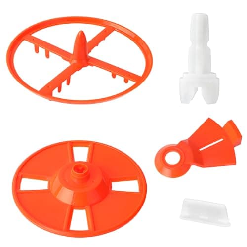 Image of Goktvai 5pcs Replacement Parts for Baby Brezza Formula Pro Advanced & WiFi Models Maker FRP0046 FRP0047 FRP0048 FRP0066, Includes Rubber Scraper Stirring Wheel Locking Cover Measuring Wheel Axle
