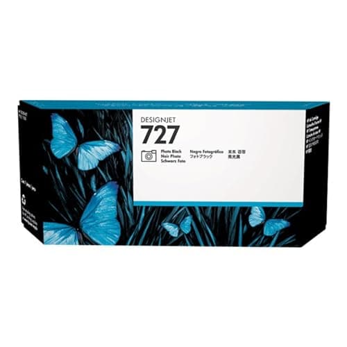 Image of HP 727 F9J79A Photo Black 300-ml Genuine DesignJet Ink Cartridge, high capacity, Ink DesignJet T2500, T1500 & T900 Series Large Format Plotter Printers 727 DesignJet Printhead