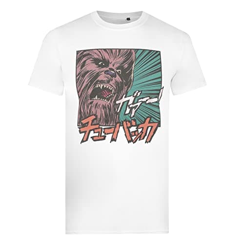 Image of Cotton Soul Star Wars Chewie Japan, Unisex T Shirt, White, XX-Large
