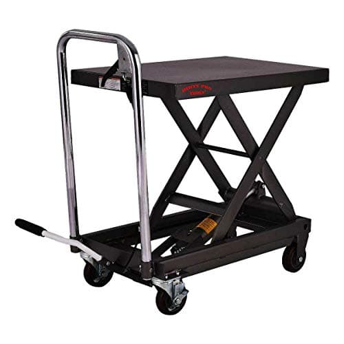Image of Hydraulic Mobile Lifting Table Platform Truck Lift Truck 450 kgs / 1000lbs Lifting Capacity