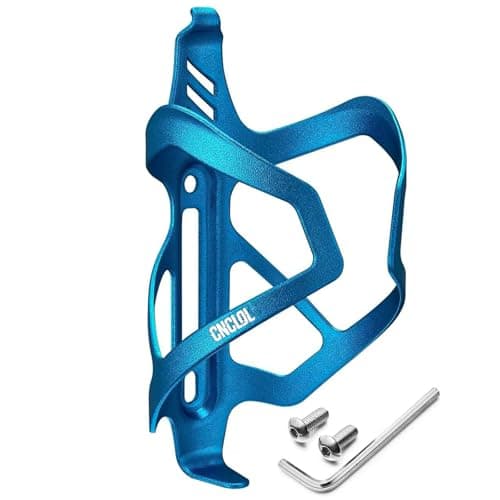Image of CNCLOL Bike Water Bottle Holder,Lightweight Aluminum Bicycle Bottle cage Shockproof Design,Cycling Drink Cup Holder for Road Mountain BMX Kids Gravel Bike Cycle.（black/red/blue/orange/purple）