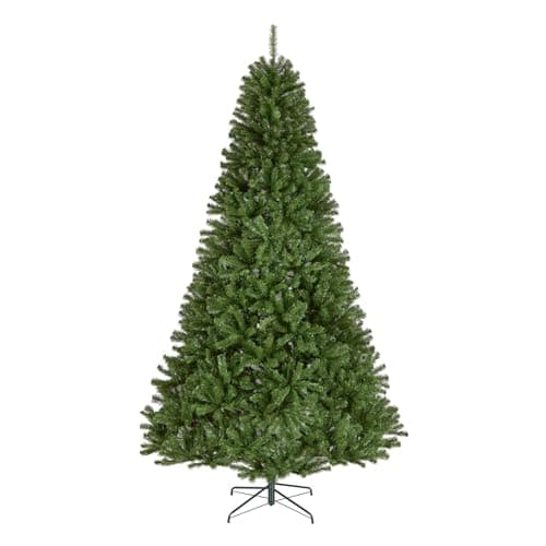 Image of National Tree Company Artificial Full Christmas Tree, Green, North Valley Spruce, Includes Stand, 9 Feet