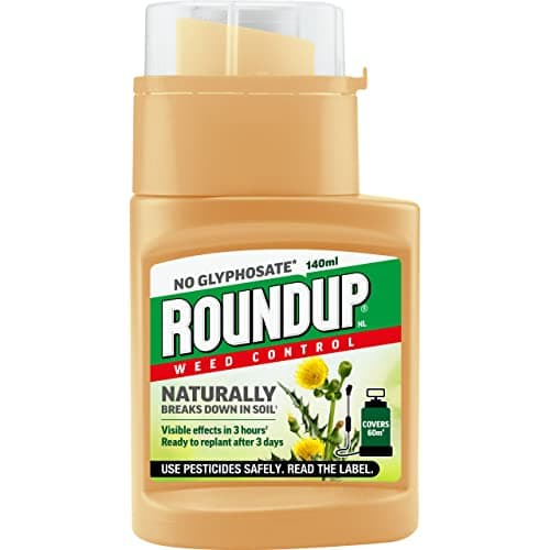 Image of Roundup Naturals Weed Killer - Concentrate (Glyphosate-Free) - 140 ml