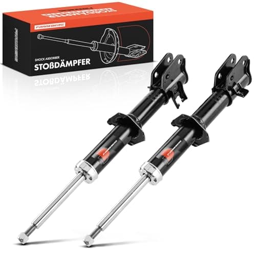 Image of Frankberg 2x Shock Absorber Strut Front Left Right 491mm Gas pressure Compatible with Ignis I FH 1.3 1.3 4WD 2000-2003 Replace# 333347