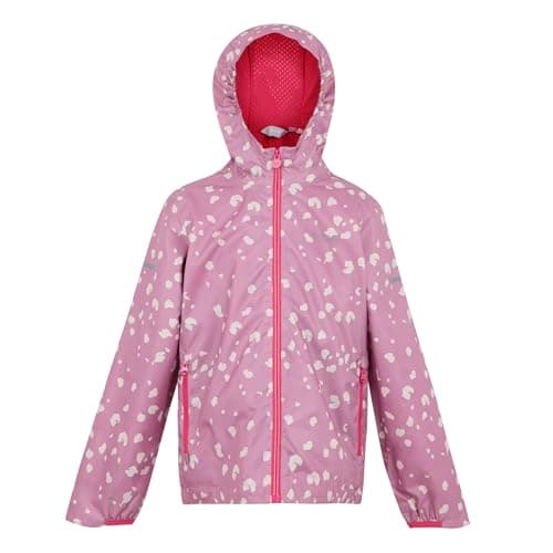 Image of Regatta Kids Printed Lever II Jackets Waterproof Shell