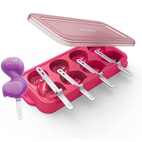 Image of Zoku Ice Pop Mold Pink Flamingo or Blue Unicorn - Set of 4 (Pink Flamingo), ZK158