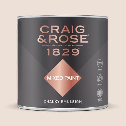 Image of Paint Stop CRAIG & ROSE 1829 CHALKY EMULSION PEARL WHITE 750ML