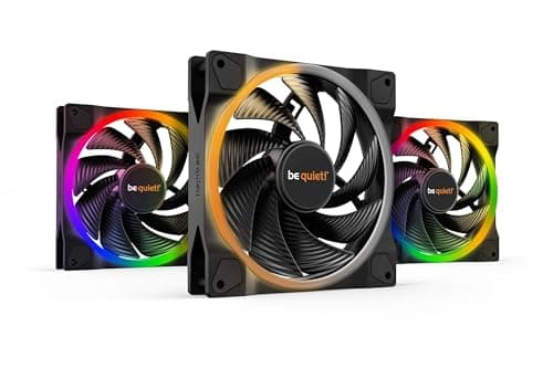 Image of be quiet! Light Wings 140mm PWM high-speed fan, 3 fans included, ARGB lighting, multiple colors and modes, silence-optimized fan blades, high air pressure, low noise-generating turbulences