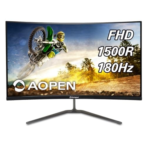 Image of AOPEN Acer 27HC5R S3biip Curved Gaming Monitor VA 1500R 27" Full HD (1920 x 1080) | AMD FreeSync Premium | 180Hz Refresh Rate | TVR 1ms | Support HDR 10 | Ports: 1 Port