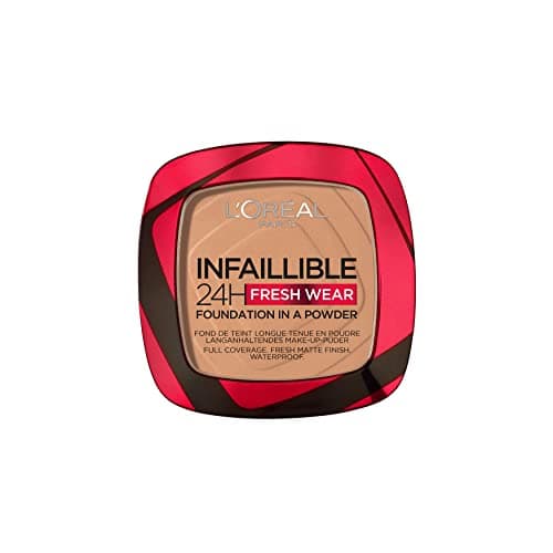 Image of L'Oréal Paris Infallible 24H Fresh Wear Foundation in a Powder, Full-coverage, Longwear, Weightless Smooth Finish, Water-proof and Transfer-proof, 260 Golden Sun