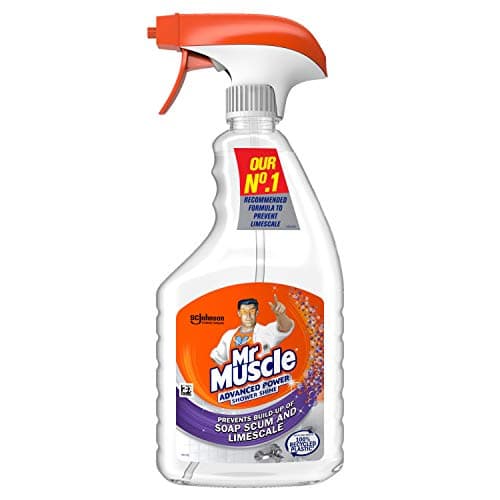 Image of Mr Muscle Advanced Power Shower Shine Spray 750ml, Pack of 6