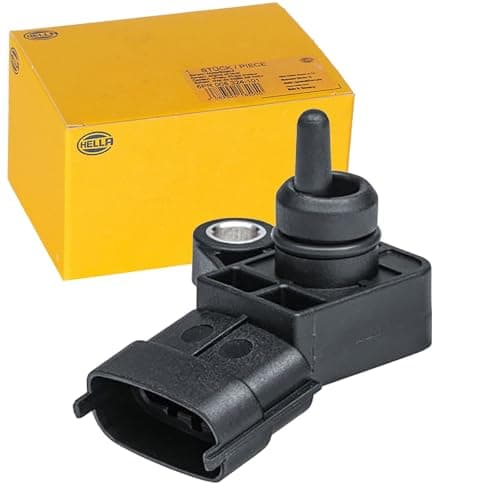 Image of HELLA 6PP 009 403-011 Sensor, intake manifold pressure - 4-pin connector - Bolted - with gasket/seal