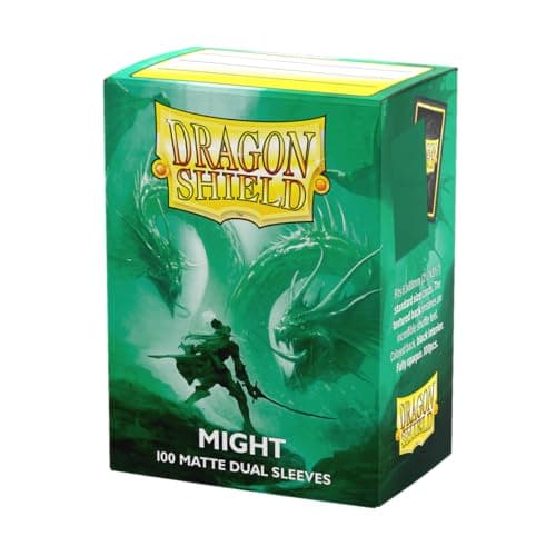 Image of Dragon Shield | Matte Dual Standard Size Card Sleeves | 100 CT - Smooth & Tough Premium TCG Sleeves - Compatible with Pokemon, Flesh & Blood, One Piece & Magic the Gathering | Might
