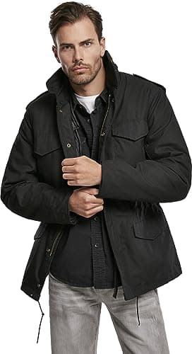 Image of Brandit M65 Standard Outdoor Parka Jacket M65 B-3108, black-us, XXL