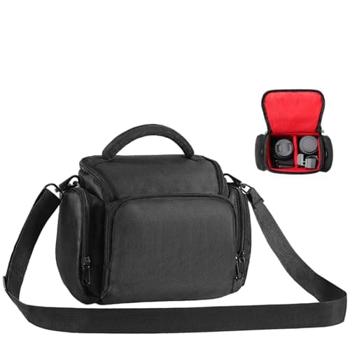 Image of Winning Camera Bag, Waterproof Shockproof Single Shoulder DSLR Camera Case Bag, Adjustable Shoulder Strap Compatible with Sony, Canon, Samsung, Fuji, Panasonic, Casio, Nikon