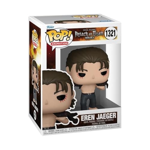 Image of Funko POP! Animation: AoT - Eren Jaeger Jeager - Attack on Titan - Collectable Vinyl Figure - Gift Idea - Official Merchandise - Toys for Kids & Adults - Anime Fans - Model Figure for Collectors