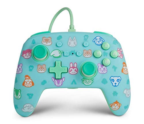 Image of PowerA Enhanced Wired Controller for Nintendo Switch – Animal Crossing, Gamepad, Wired Video Game Controller, Gaming Controller