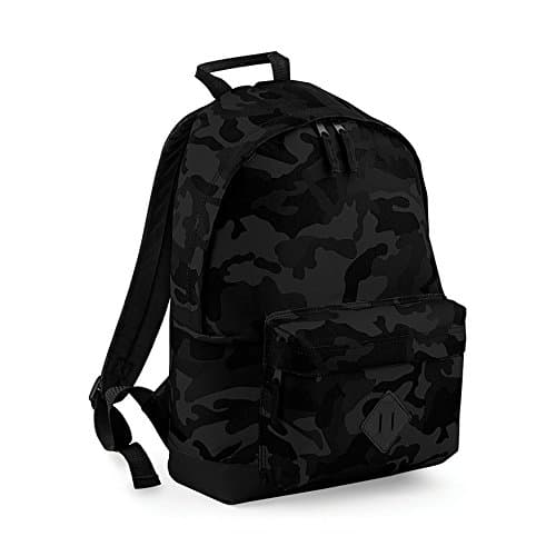 Image of BagBase Camo backpack, Unisex, Midnight Camo, 31 x 42 x 21 cm