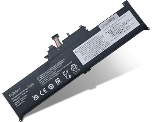 Image of FlyZythrol 00HW026 00HW027 laptop battery Compatible with Lenovo thinkpad Yoga 260 x260 370 x380 series 01AV432 01AV433 01AV434 SB10F46464 SB10F46465 SB10K97589 15.2V 51Wh