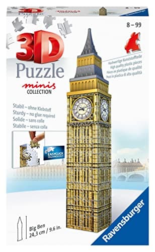 Image of Ravensburger 3D Puzzle - Mini Big Ben - 54 Teile - ab 8 Jahren: Erlebe Puzzeln in der 3. Dimension