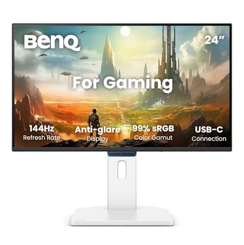 Image of BenQ GW2490TE 23.8” 1080p FHD 144Hz IPS Eye-Care Home Office Monitor, USB-C, Visual Optimizer, Flicker-free, Low Blue Light, Height Adjustable, Slim Bezel, TUV-Certified, Ergonomic design, Eye-CareU