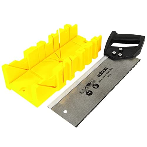 Image of Rolson 58262 Tenon Saw & Plastic Mitre Box, Black