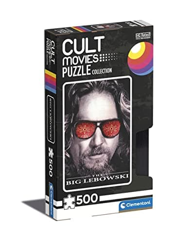 Image of Clementoni - 35113 - Cult Movies Puzzle - The Big Lebowsky - Jigsaw Puzzle 500 Pieces, Made In Italy, Jigsaw Puzzle For Adults