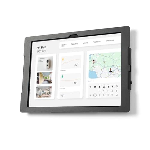 Image of Tabdoq Lite Samsung Tablet Wall Mount | Secure & Robust Tablet Holder | Ideal For Home & Business Use | Compatible With Samsung Galaxy TAB A9+ & A11+ | 11 inch | Black