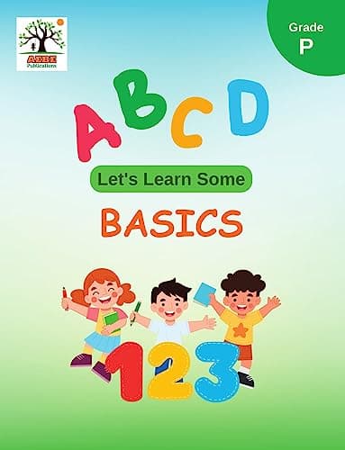 Image of Let's Learn Some Basics: Activity book for Preschool kids - Numbers, Shapes, Alphabets, Colors, Counting, Matching, and More