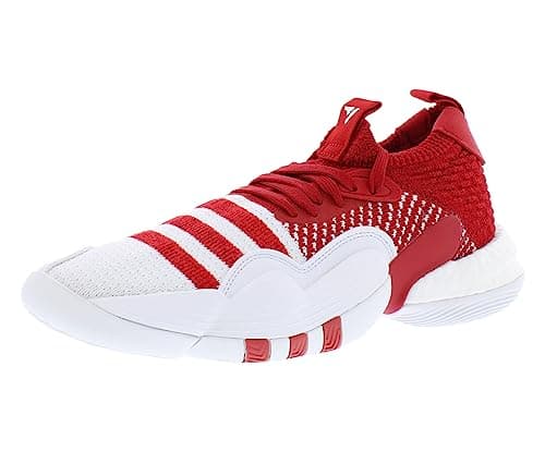 Image of adidas Unisex-Adult Trae Young H038458 Trae Young 2 FTWWHT/TMPWRD/FTWWHT 8, Ftwwht/Tmpwrd/Ftwwht, 8