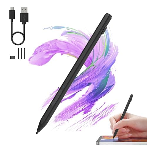 Image of Pen for Surface Pro 11/10/9/8/7/6/5/4/3/X/Surface 3, Surface Go 4/3/2/1, Surface Laptop/Studio/Book 4/3/2/1 Stylus Pen, with Palm Rejection and Rechargeable, 4096 Pressure Sensitivity