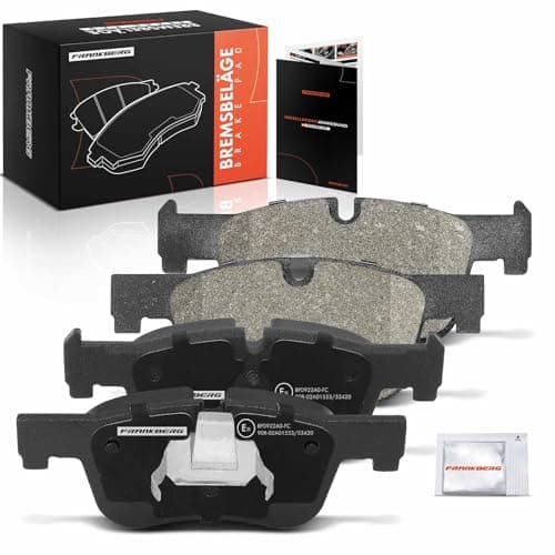 Image of Frankberg Brake Pad Set incl. 4x Pads Front Compatible with 3 Series Touring F31 1 Series F20 3 Series F30 F80 4 Gran Coupe F36 4 Cabriolet F33 F83 Replace# 34116850568