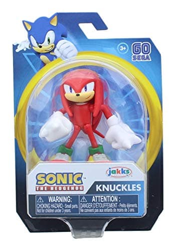Image of Sonic The Hedgehog Action Figure 2.5 Inch Knuckles Collectible Toy,Red