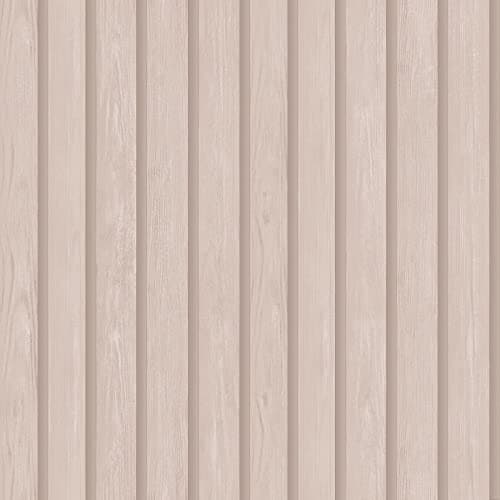 Image of Holden Wood Slat Wallpaper Wooden Slats 3D Effect Pink 13301
