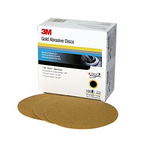 Image of 3M Hookit Gold Disc 236U, 00983, 6 in, P80, 75 Discs per Carton