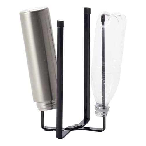 Image of Yamazaki 6785 TOWER Kitchen Multi-Use Stand, black, Steel/Silicon Resin, Minimalist, 12 x 10 x 27 cm