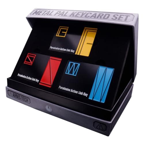 Image of Metal Gear Solid PAL Key Card Collector's Set – Limited Edition x3 Collectible Metal Keys – Officially Licensed – Individually Numbered – Only 5000 Worldwide