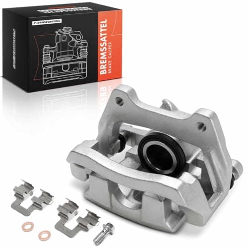 Image of Frankberg Brake Caliper Disc Brake Rear Left with Bracket (hole spacing 100mm）Compatible with Rang.e Rove.r III Rang.e Rove.r Sport Discovery III Replace# LR010575