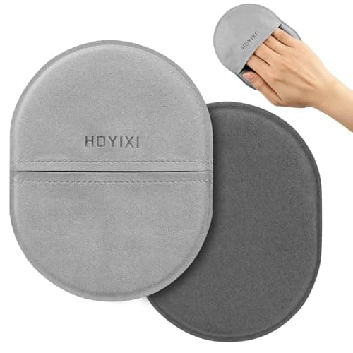 Image of HoYiXi Microfiber screen cleaning cloth For Laptops, Computer, Tablets, TV, Cellphone, Camera,Kindle eReaders,iPad, iPhone, Mac Book, Car screen,Monitors,Smartscreen,Premium Polishing Cloth,Grey
