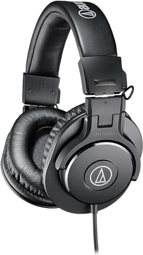 Image of Audio-Technica M30x Professional Monitor Headphones Black