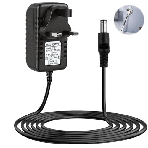 Image of DC 5V 1A Power Supply Adapter, AC Adapter 100-240V 50 60Hz to DC 5V 1Amp Switching Adaptor with 5.5x2.5mm Plug for LED Strip Light CCTV Router Speakers, Universal 5 Volt Wall Charger