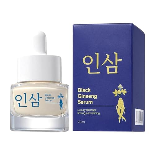 Image of Black Ginseng Esence – 20ml Night Face Hydrating Liquid | Firming Face Care Moisturizing Solution | Anti-Aging Night Facial For Daily Travel Home Spa Massage Before Makeup Daytime