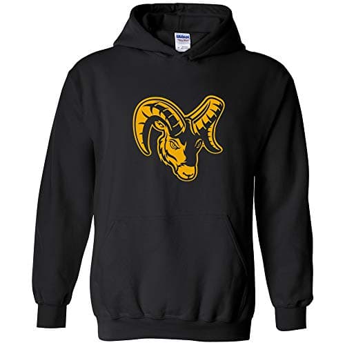 Image of NCAA Officially Licensed College - University Team Color Primary Logo Hoodie - Black - XL