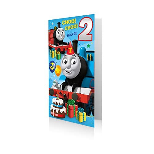 Image of Danilo Promotions,Multi,TH047 Official Thomas & Friends Age 2 Birthday Card