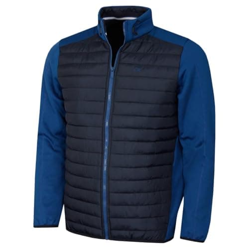 Image of Calvin Klein Mens Hybrid Jacket - Dresden Blue/Navy - L