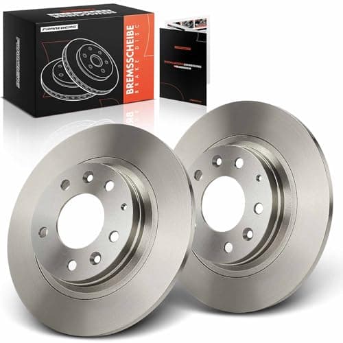 Image of Frankberg Brake Disc Set incl. 2x Discs Rear Solid Ø280mm Compatible with 6 Estate GH Premacy CP 6 Hatchback G.G Replace# GF3Y26251,GF3Y26251A