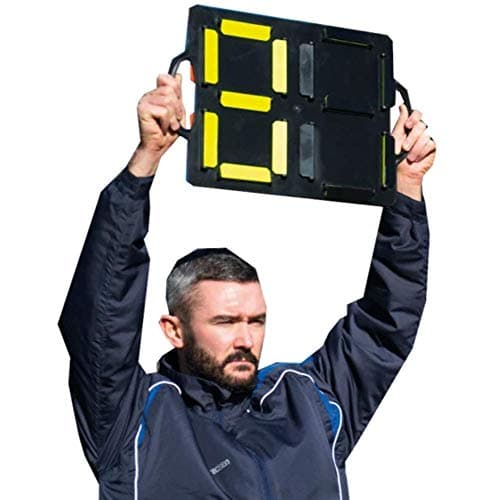 Image of Officials Substitutes Number Board - Black